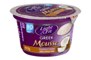 Dannon Light & Fit Greek Mousse Nonfat Yogurt Coconut Cream