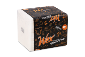 Серветки паперові Wex 250 шт 2 шари И498 (Туреччина)