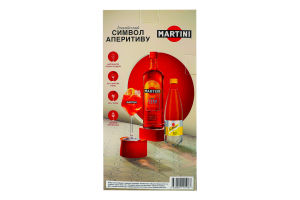 Набор Вермут 0.75л 15% красный сладкий Fiero Martini + Напиток безалкогольный Indian tonic Schweppes 1л к/у 2шт