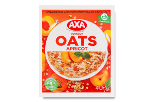 Каша овсяная моментального приготовления с курагой Axa м/у 40г