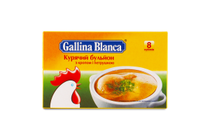 Бульйон курячий з кропом і петрушкою Gallina Blanca к/у 8х10г