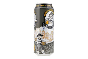 Пиво 0.5л 4.9% темне фільтроване пастеризоване Bayerisch Schwarzbier Onkel Weber з/б