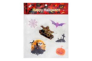 Набір наліпок д/вікна Хелловін в асортименті KYYW048