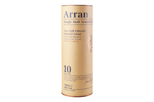 Віскі 0.7л 40% односолодовий 10YO Arran тубус