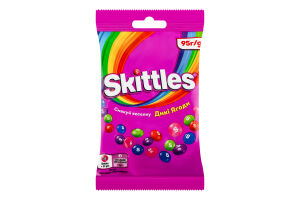Драже жевательные в разноцветной сахарной оболочке Дикие ягоды Skittles м/у 95г
