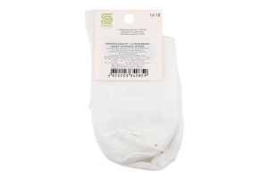 Шкарпетки Premier socks Економ сер рез білі р16-18