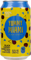 Напій Yummy Miami Black Cherry газован з/б
