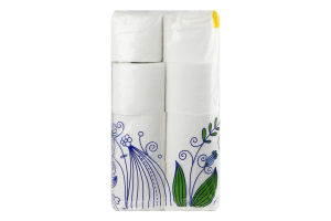 Папір туалетний 2-х шаровий Day by Day 32шт