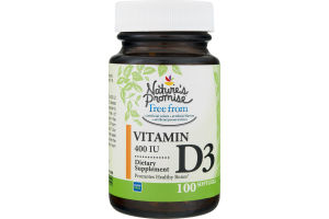 Nature's Promise 400IU Vitamin D3 - 100 CT