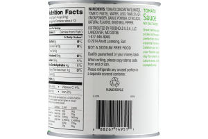 Ahold Tomato Sauce No Salt Added