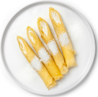 Блины с творогом  