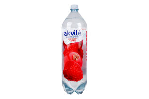 Вода минеральная слабогазированная со вкусом красных ягод Akvile п/бут 1.5л