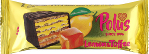 Торт вафельный глазированный с лимонной и карамельной начинками Polus м/у 50г