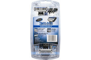 CareOne 3 Blade Razor Disposable - 3 CT