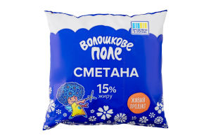 Сметана 15% Волошкове поле м/у 350г