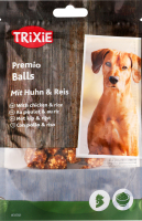 Ласощі д/собак Преміо Райс Чікен Боллс 80г Тріксі