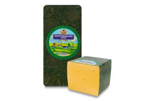 Сир 50% твердий Звенигородський екстра Зелений хутір кг