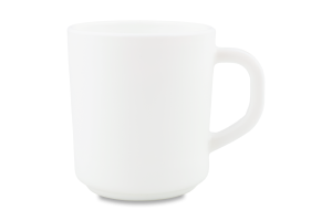 Кружка біла склокераміка 350мл №CК28-06-322 Linyi Boyou Ceramic Co. Ltd 1шт