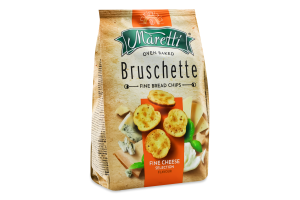 Брускети хлібні запечені Mixed cheese Maretti м/у 140г