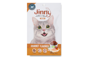 Ласощі д/котів Палички з смаком Гурман 35г Jinny