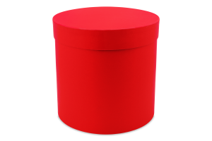 Коробка подарункова червона кругла 17*19см НК-29 Екстрафікс