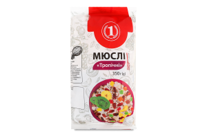 Мюсли Тропические ТМ "1" м/у 350г