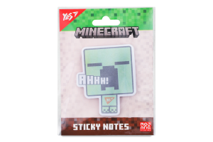Папір д/нотаток Minecraft з клейким шаром 40аркушів Yes