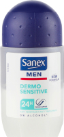 Дезодорант-антиперспирант мужской роликовый Dermo sensitive Men Sanex 50мл