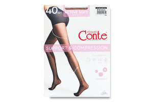 Колготки жіночі Conte elegant Active soft 40den 3 bronz