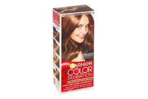 Крем-краска для волос Color Sensation Лесной орех №6.0 Garnier