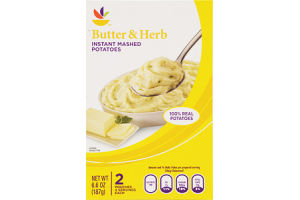 Ahold Butter & Herb Instant Mashed Potatoes - 2 CT