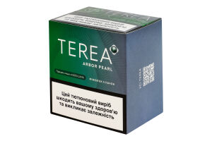 Изделие табакосодержащее для электрического нагревания с фильтром Terea Arbor Pearl 100шт