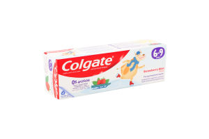 Паста зубная для детей 6-9лет со вкусом клубники и мяты Colgate 60мл