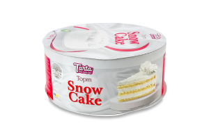 Торт бисквитный Snow Cake Tarta к/у 420г