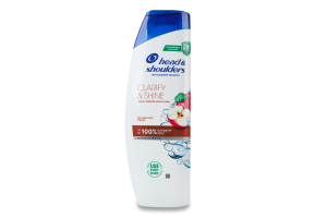 Шампунь проти лупи Очищення та блиск Head&Shoulders 400мл