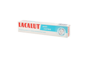 Паста зубная Anti-caries Lacalut 75мл