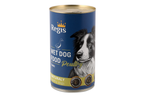 Корм д/дорослих собак з м"ясом птиці 1240г ж/б Регіс