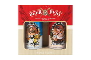 Набір Бір Фест Гель-шампунь д/тіла та волосся Віталіті 250мл+Гель-шампунь д/тіла та волосся 250мл Брізінесс Ліора