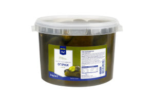 Огірки солоні Metro Chef відро 3кг