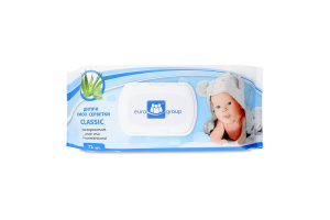 Салфетки влажные Classic Baby Euro Group 72шт