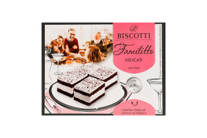 Пирожное бисквитное Delicati Familitto Biscotti к/у 650г
