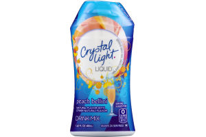 Crystal Light Liquid Drink Mix Peach Bellini Flavor