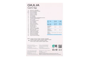 Топ жіночий Giulia Cami white S/M