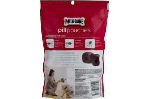 Milk-Bone Dog Treat Pill Pouches Hickory Smoked Bacon - 25 CT