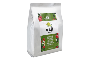 Чай зеленый байховый листовой с фруктами, цветами и ароматом малины Euro Group м/у 200г
