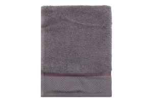 Рушник темно-сірий махровий 40*70см 360г/м2 Aisha