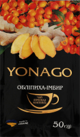Напій фруктово-ягідний вітамінний Обліпиха-імбир Чай Yonago м/у 50г