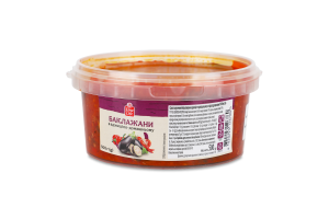 Салат закусочный с подсластителями Баклажаны в аджике по-домашнему Fine Life ведро 500г