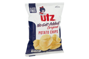 Utz Original Potato Chips Gluten Free No Salt Added
