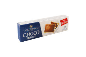 Шоколад молочний з печивом Choco Biscuit Millennium к/у 132г